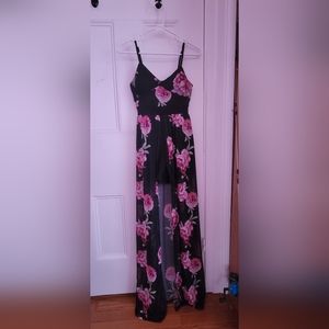 No Boundaries Floral Romper